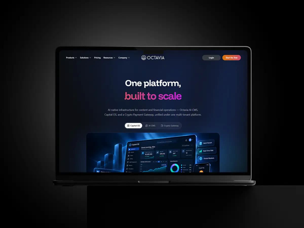 Octavia Website — Corporate SaaS Marketing Site